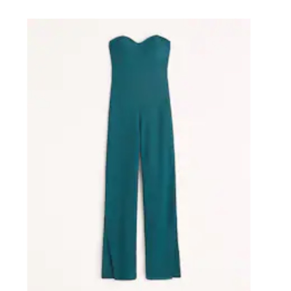 Abercrombie Strapless Corset Jumpsuit, Med tall, NWT